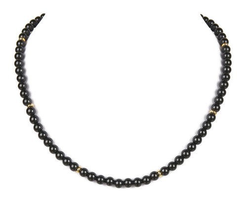 Turmalin kette schwarz - kette,