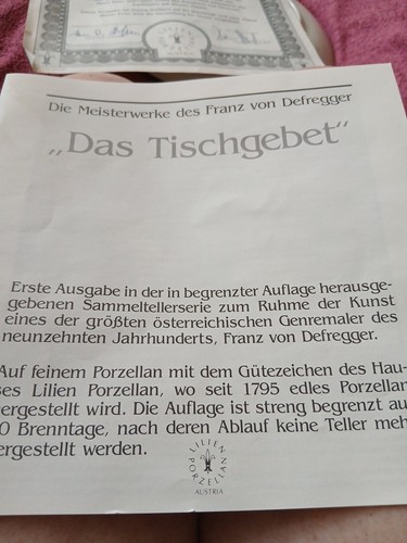 Sammelteller lilien porzellan - sammelteller,lilien,