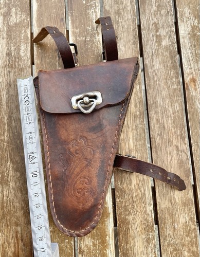 Vintage werkzeugtasche leder - werkzeugtasche,