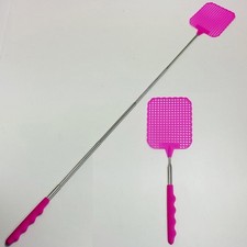 Teleskop Fliegenklatsche 4 Farben Fliegen Mücken Insekten Klatsche ausziehbar