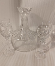 Likörset mit Karaffe und 4 Gläsern alt retro vintage