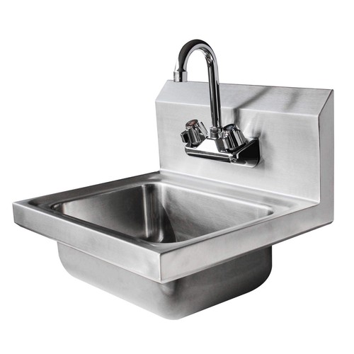 EDELSTAHL-WANDWASCHBECKEN