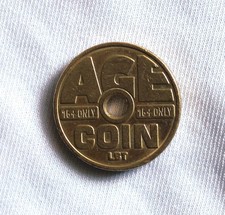 Age Coin Zigarettenautomat Token Vending Cigarette LTB Münze NL Netherlands