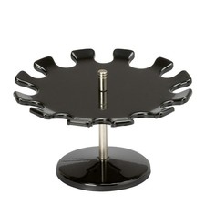 Maul Stempelträger Stempelhalter Stempelboard 12er Metall schwarz rund 5101290