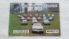 32B 176 Moretti Fiat 2500 SS 750 500 S D 2300 S 600 1300 1500 Prospekt Brochure