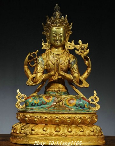 Tibetische cloisonne - 13",