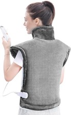Elektrische Heizdecke für Rücken und Schultern - Mia & Coco Heizdecke grau anzie