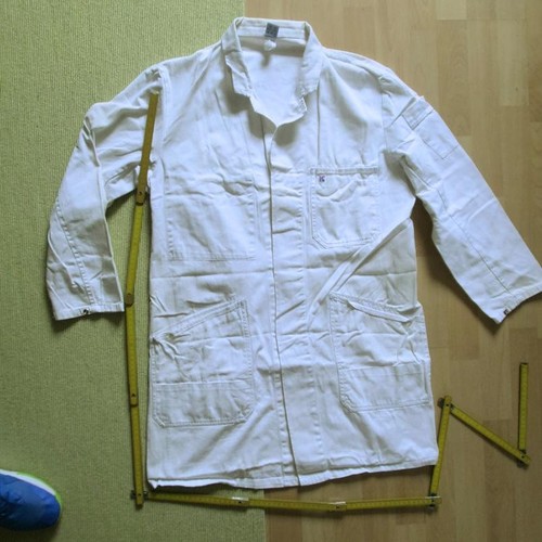Profi laborkittel weiß - weiß, unisex