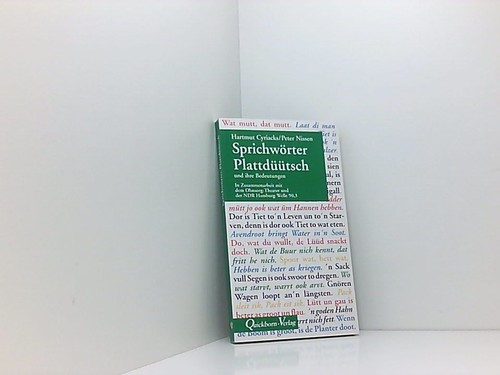 Sprichwörter plattdüütsch - sprichwörter,
