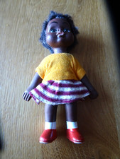 Kleine farbige puppe 14cm - farbige,