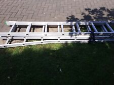 mehrzweckleiter alu,3teilig,3x7 Sprossen,Arbeitshöhe 4,3m.zusammengeschoben 2m.