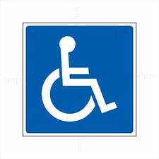 Autoaufkleber Parkplatz Behindert Handicap 545 Sticker-12cm