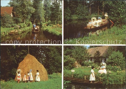 Spreewald tracht und boote - tracht,