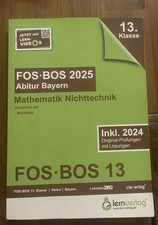 Lernverlag FOS/BOS Mathematik Nichttechnick 13. Klasse Abiprüfungsbuch 2025