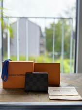Louis Vuitton Kartenetui Damier Graphite Canvas Wallet Geldbörse Herren wie neu 