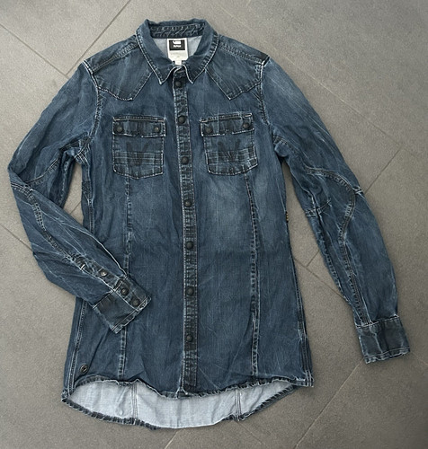 Star raw jeanshemd - jeanshemd, m