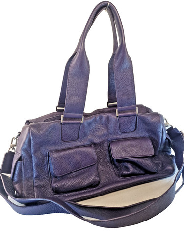Bree ledertasche shopper lila - bree,