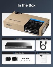 Cudy GS1024E 24-Port Light Smart Managed Gigabit Switch