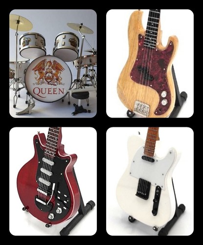 Miniatur gitarren von - 10",
