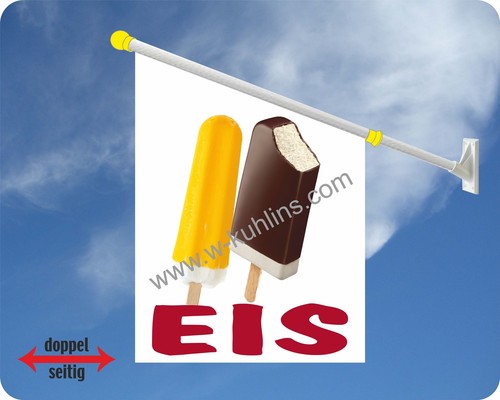 Flagge eis softeis - flagge,, eis,