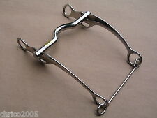 Westerngebiss Westernkandare Standard Edelstahl Größe 12,5 cm Sonderposten # 130