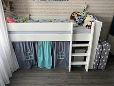 Kinderbett 90x200 Halbhoch „Steen For Kids“