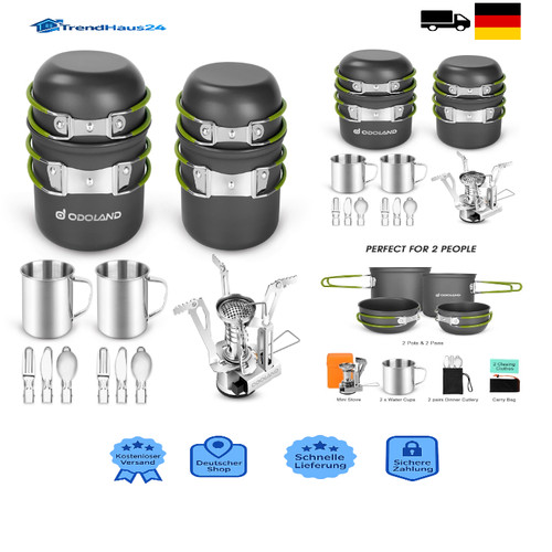 Camping geschirr set - camping, 16