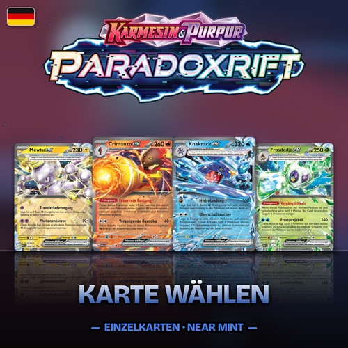 Pokemon karten paradoxrift par - pokemon,