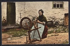 Ansichtskarte Alte Frau an