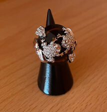 Ricarda M. Ring - RAR und Selten - Silber Braun - rhodiniert Gr. 16,8