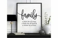 Family Bild Poster Kunstdruck