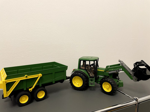 Bruder traktor mit frontlader - traktor,