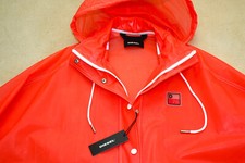 Rar: Plastik Regenmantel, Gr. XL,  DIESEL, High End Quality UVP 330,00 € Full PU