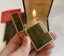 S.T. Dupont Ligne 2 Klein Chinalack Holz- Braun Goldstaub 80er Fullset RAR!