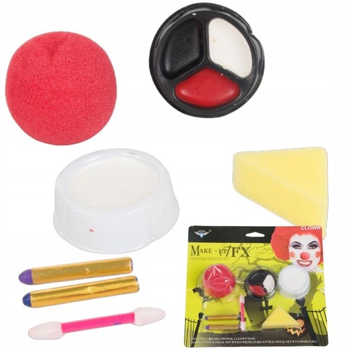Schminkset clown nase - clown,