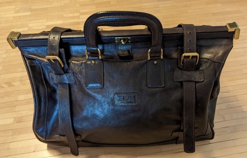 Aigner leder reisetasche arzt - leder,