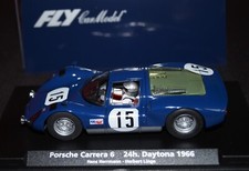 Fly Porsche Carrera 6  24h Daytona 1966 No15 Hermann Linge Dunkelblau Neu in Box