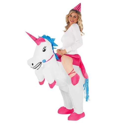 Aufblasbares einhorn kostüm - aufblasbares,