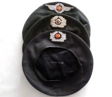 DDR 3x Damen - Barett / Mütze für Uniform NVA Luftwaffe Grenze  East german army