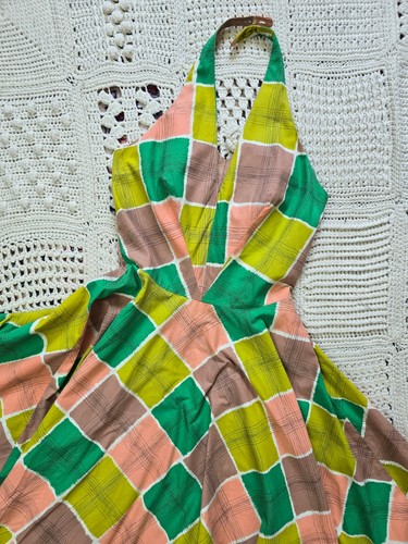 Vintage neckholderkleid ende - vintage,