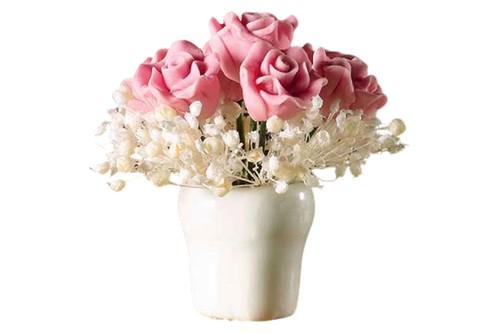 Dolls house 4363 pink rosen - dolls,