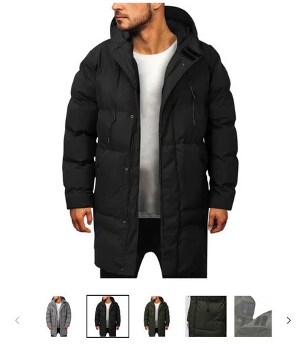 Neue lange daunenjacke herren - neue,