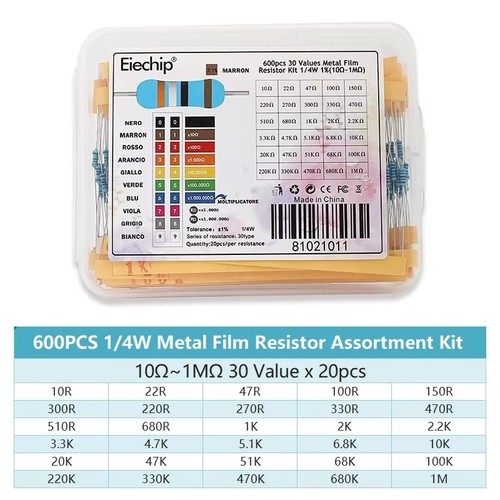 25w metallfilm - 0.25w,