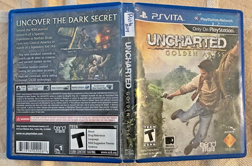 Uncharted golden abyss sony - golden, ps
