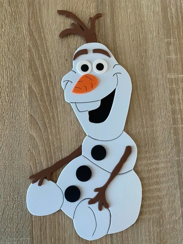Moosgummi olaf figur - moosgummi,