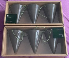 2 x Broste  Copenhagen Aufhänger Weihnachten 🎅 Grau Dekoration Set