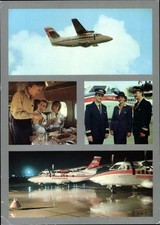 Ak Deutsches Passagierflugzeug, Interflug, Piloten, Stewardess - 3964999