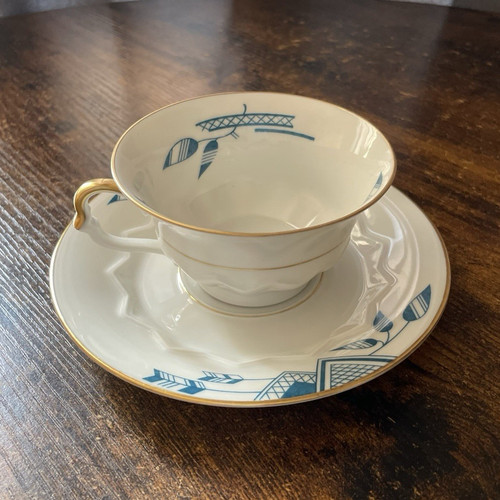 Jugendstil tasse mit - jugendstil,
