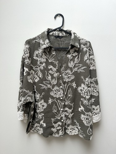 Zara bestickte bluse - zara,