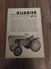 Original Prospekt Allgaier